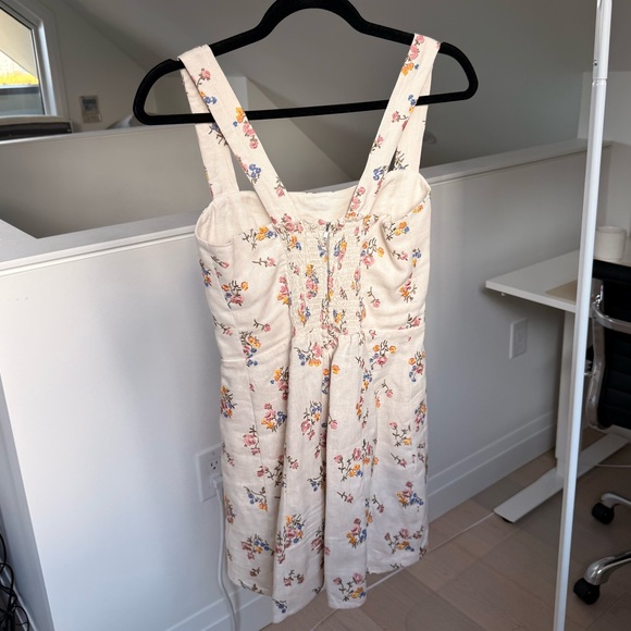 Reformation Floral Embroidered Mini Dress - Picture 2 of 4
